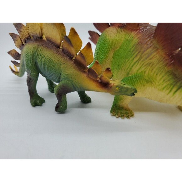 Stegosaurus Dinosaur Animal Figures Jurassic Cake Topper Green - Picture 4 of 9